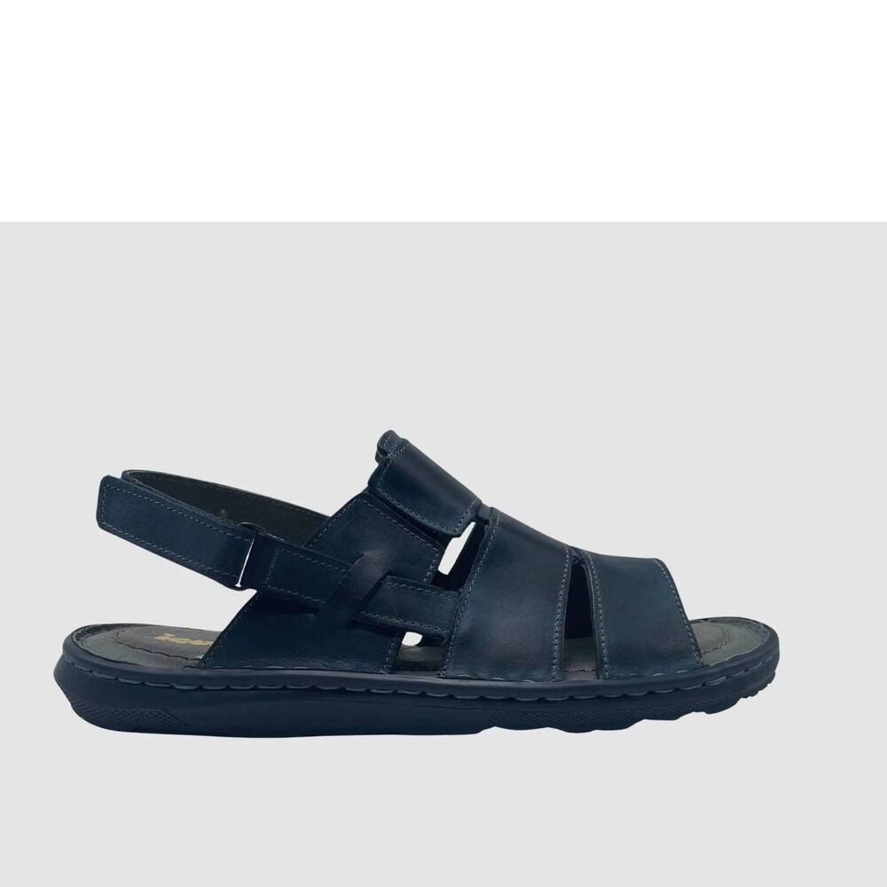 NEW IGUANA LIDER men's luca leather sandals in blue